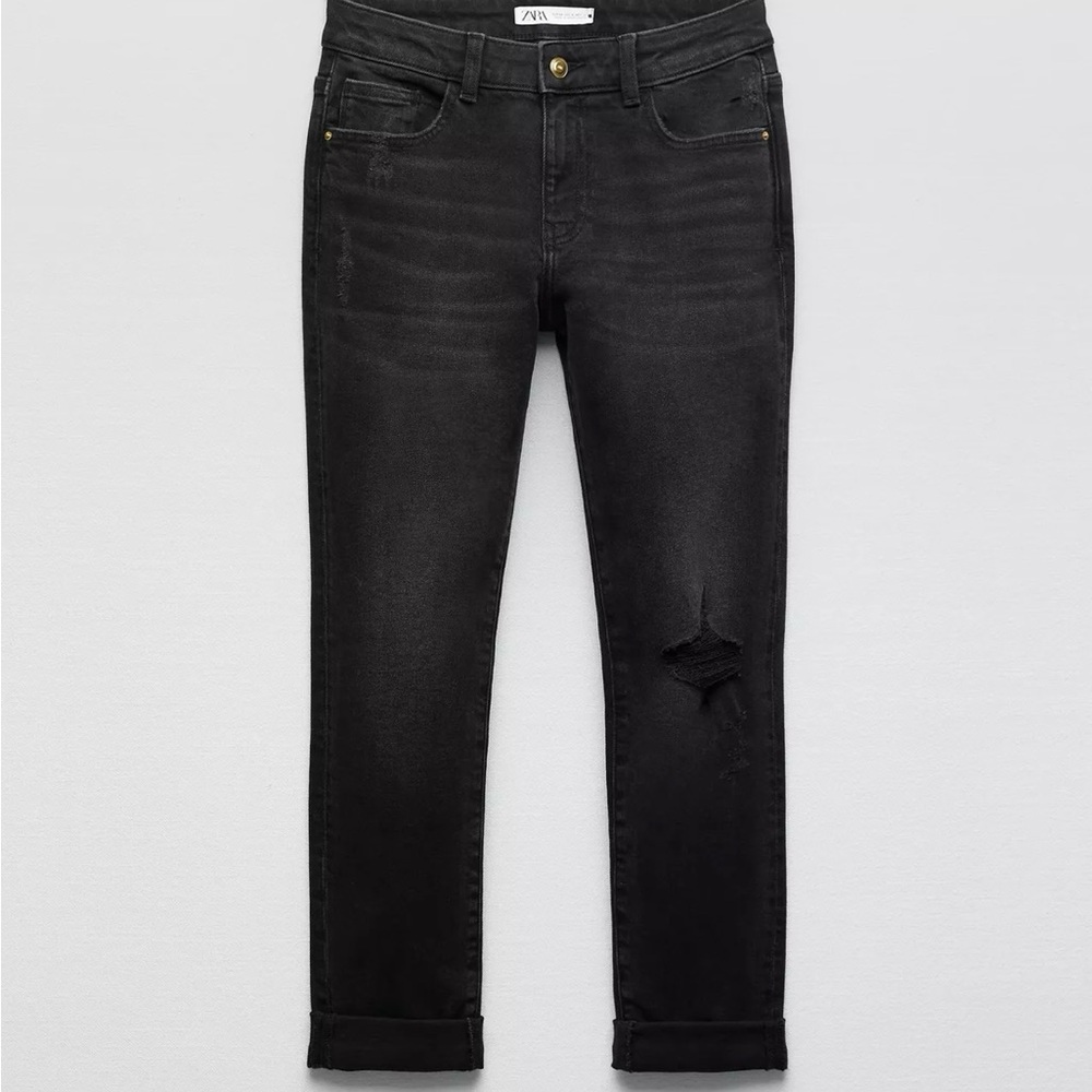 Zara Charcoal Denim Pants